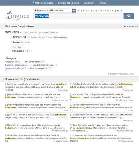 linguee allemand français